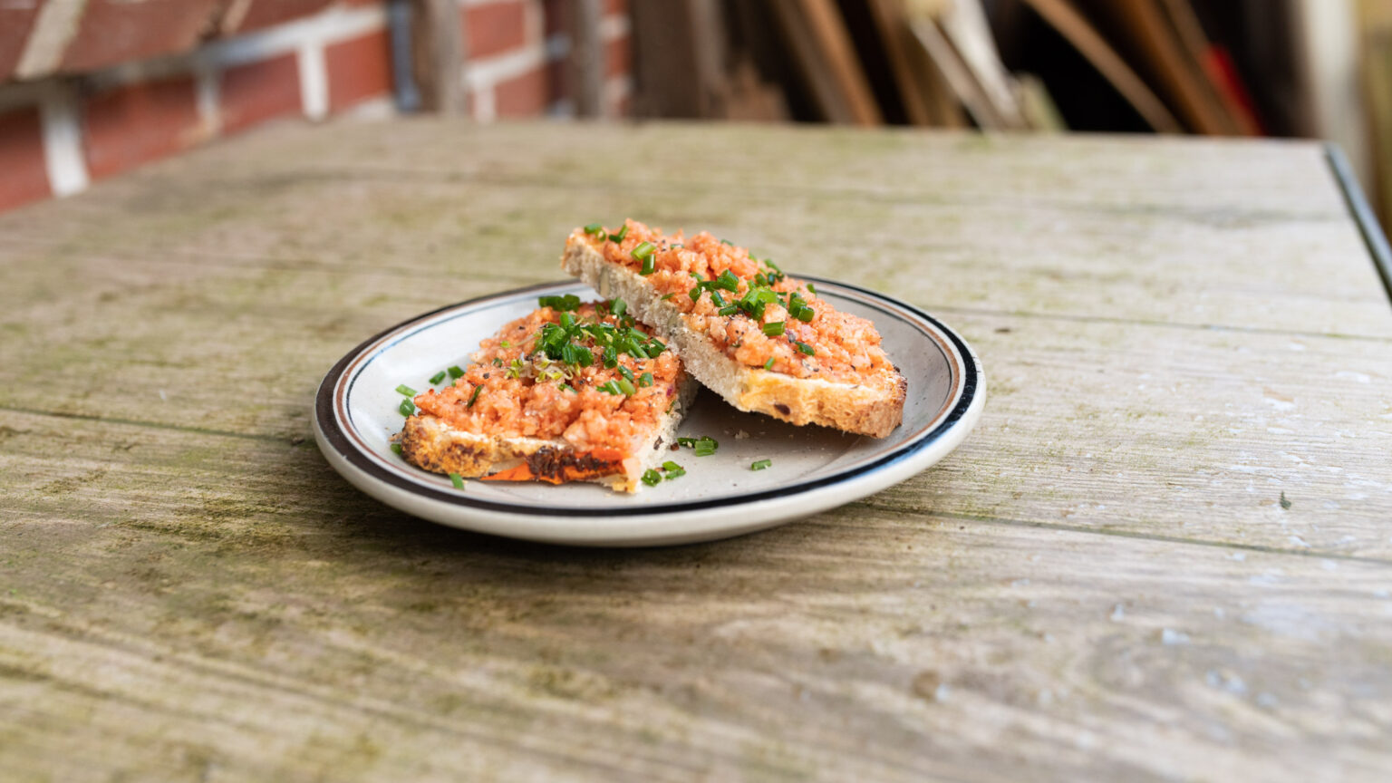 VEGANES ZWIEBELMETT AUS REISWAFFELN - improplant